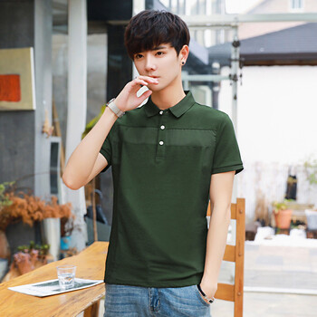 俞兆林（YUZHAOLIN） 短袖 男士T恤 軍綠 