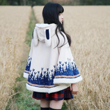 日系可愛斗篷
