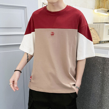 muledeer 短袖 男士T恤 349酒紅 