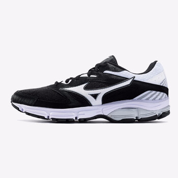 美津濃（MIZUNO）跑步鞋黑/白/銀灰 42