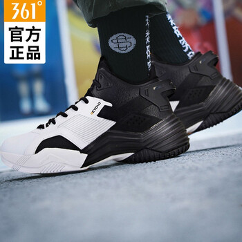 361度籃球鞋361度白/曜石黑 44，45以上，40，41，42，43