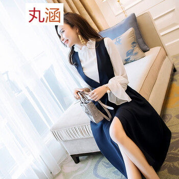 春秋長(zhǎng)款馬甲女