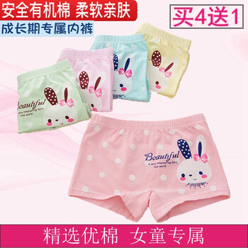 有機(jī)棉女童內(nèi)褲