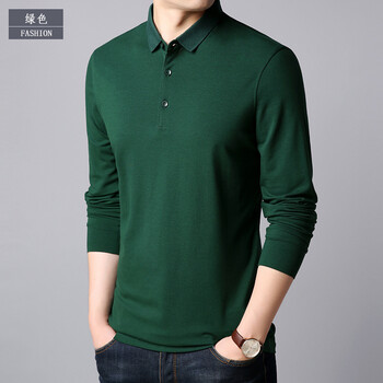 澤荃（ze quan） 長(zhǎng)袖 男士T恤 8720綠色 XL，L，XXL，M，XXXL