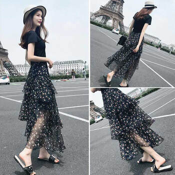 甜美長裙，打造夏日清涼小仙女