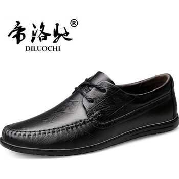 帝洛馳（DILUOCHI）男士黑色 1898系帶 37