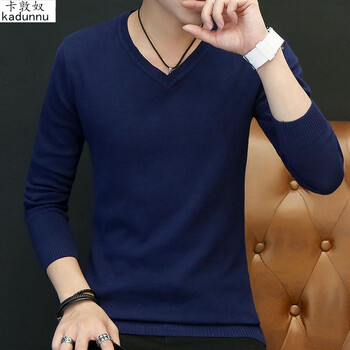 卡敦奴（kadunnu） 長(zhǎng)袖 男士T恤 深藍(lán)色607 XL，L，XXL，M，XXXL