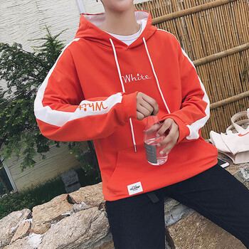 快樂(lè)嘉人 七分袖 男士T恤 橘色 XL，L，XXXL，M，XXL
