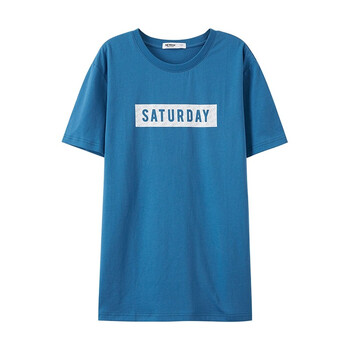 Actshine 短袖 男士T恤 黑藍色 