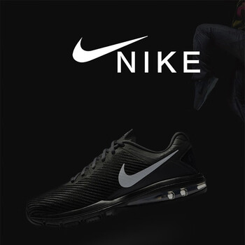 耐克（NIKE）跑步鞋869633-010/白勾/后跟氣墊 