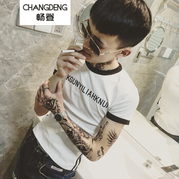 暢登（CHANGDENG） 短袖 男士T恤 YAK白色 