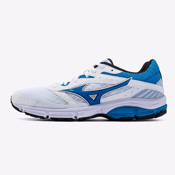 美津濃（MIZUNO）跑步鞋白/寶石藍(lán)/黑 42