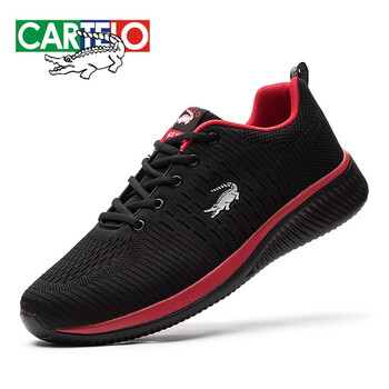 卡帝樂鱷魚（CARTELO）男士黑紅 41