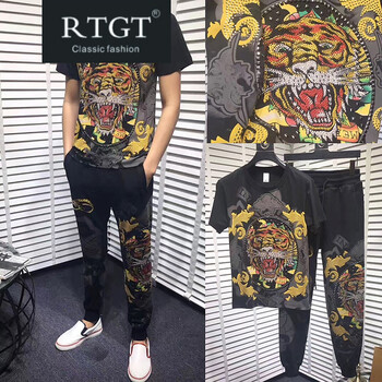 RTGT 短袖 男士T恤 男套裝 
