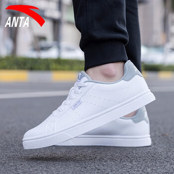 安踏（ANTA）板鞋白/淺灰 39，40.5，40，41，42.5，42，44.5，43