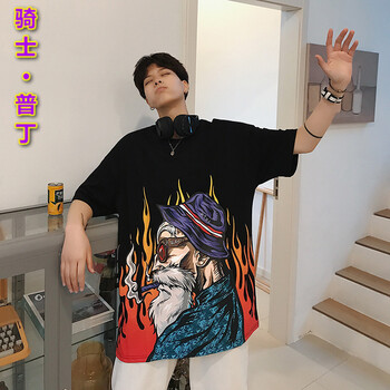騎士普?。≒utin·Rider） 短袖 男士T恤 T909黑色 