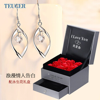 TEUCER耳墜，耳環(huán)925銀，標(biāo)準(zhǔn)925銀