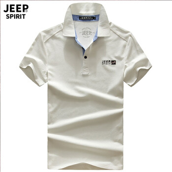 JEEP 短袖 男士T恤 白色 
