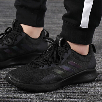 阿迪達(dá)斯（Adidas）跑步鞋EE3970/黑色 bounce中底 