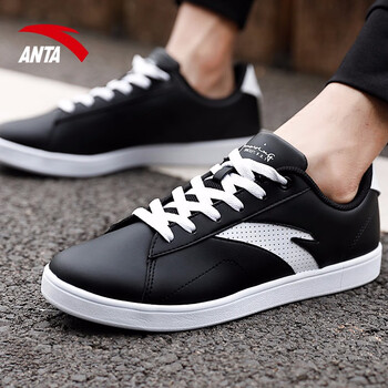 安踏（ANTA）板鞋新品-5黑/安踏白 39，40.5，40，42.5，41，42，44.5，43