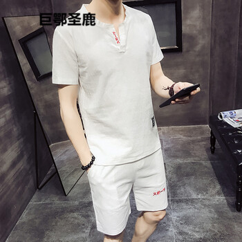 巨鄂圣鹿（juesheglu） 短袖 男士T恤 白色 