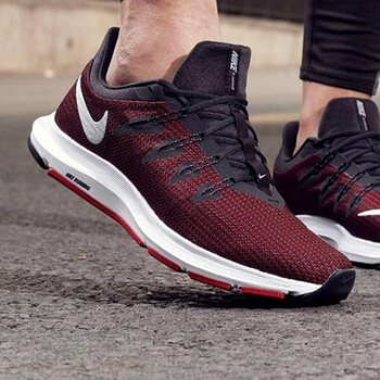耐克（NIKE）跑步鞋AA7403-004/酒紅色主推款 42