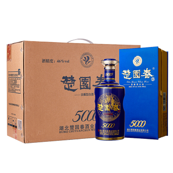 楚園春46500ml（單瓶） 濃香型，濃香