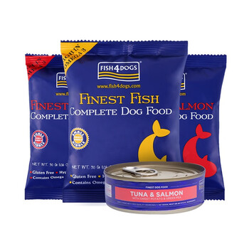 海洋之星（fish4dogs） 魚肉口味全階段狗糧 中小型成犬試吃+100G罐頭