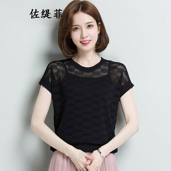圓領(lǐng)針織衫，打造夏日清爽小仙女