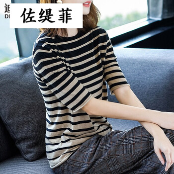 條紋針織衫，打造優(yōu)雅小仙女