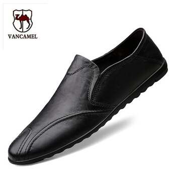西域駱駝（VANCAMEL）男士9812黑色 41