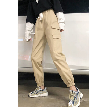 穿搭，寬松哈倫褲顯瘦