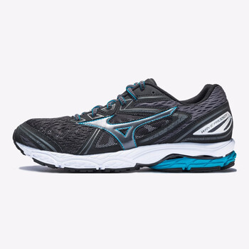 美津濃（MIZUNO）跑步鞋黑/深灰/寶石藍(lán) 42