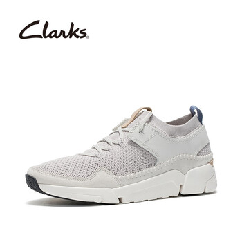 Clarks男士白色拼色（261390507） 40