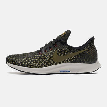 耐克（NIKE）跑步鞋942851-011黑+橄欖綠+泥炭鮮黃+淺骨灰 
