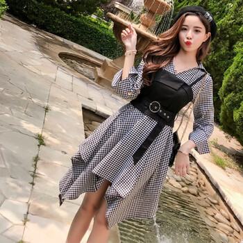 氣質(zhì)印花連衣裙，打造優(yōu)雅小仙女