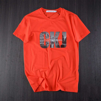 華詞 短袖 男士T恤 336橘紅 