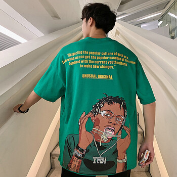 皇貫（HCROWNG） 短袖 男士T恤 綠色 