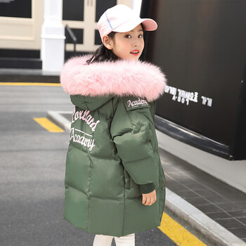 女羽絨服半大