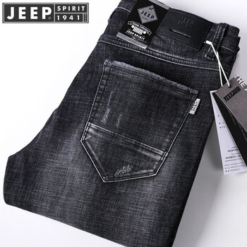 Jeep（吉普） 直筒褲  男士牛仔褲