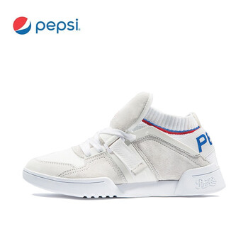 百事（PEPSI）跑步鞋蒸汽白 