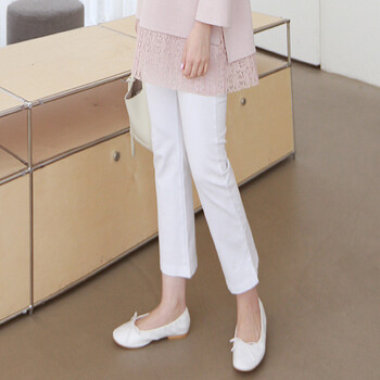 微胖美眉福音，高腰闊腿褲顯瘦