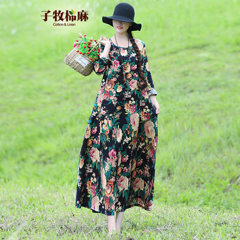 復(fù)古連衣裙，讓你仙氣十足