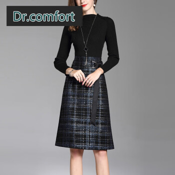 dr.comfort  口袋，蕾絲 連衣裙