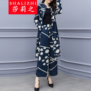 莎莉之（SHALIZHI） 中腰 闊腳褲 女 長(cháng)褲 休閑褲
