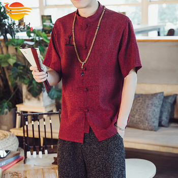 東方意樹(shù)（DONGFANG YISHU） 短袖 男士T恤 026紅色 