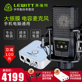 萊維特（LEWITT）  懸掛式 麥克風(fēng) 萊維特LCT450電容麥 (單品)