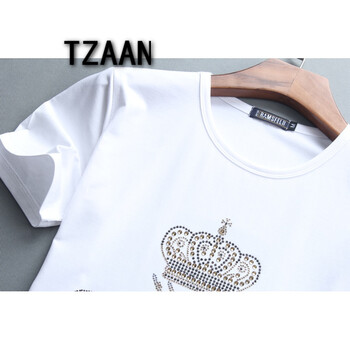 TZAAN 短袖 男士T恤 白色 -小蜜蜂 