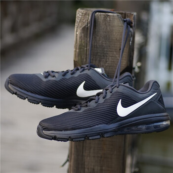 耐克（NIKE）跑步鞋AIR MAX氣墊869633-010黑色 