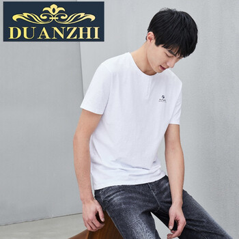 端致（DUANZHI） 短袖 男士T恤 米白12 